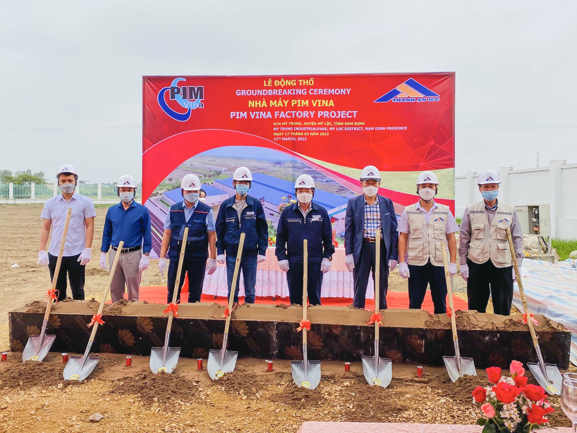 Thanh An ICC SOLEMLY HELD THE GROUNDBREAKING CEREMONY OF PIM VINA PROJECT