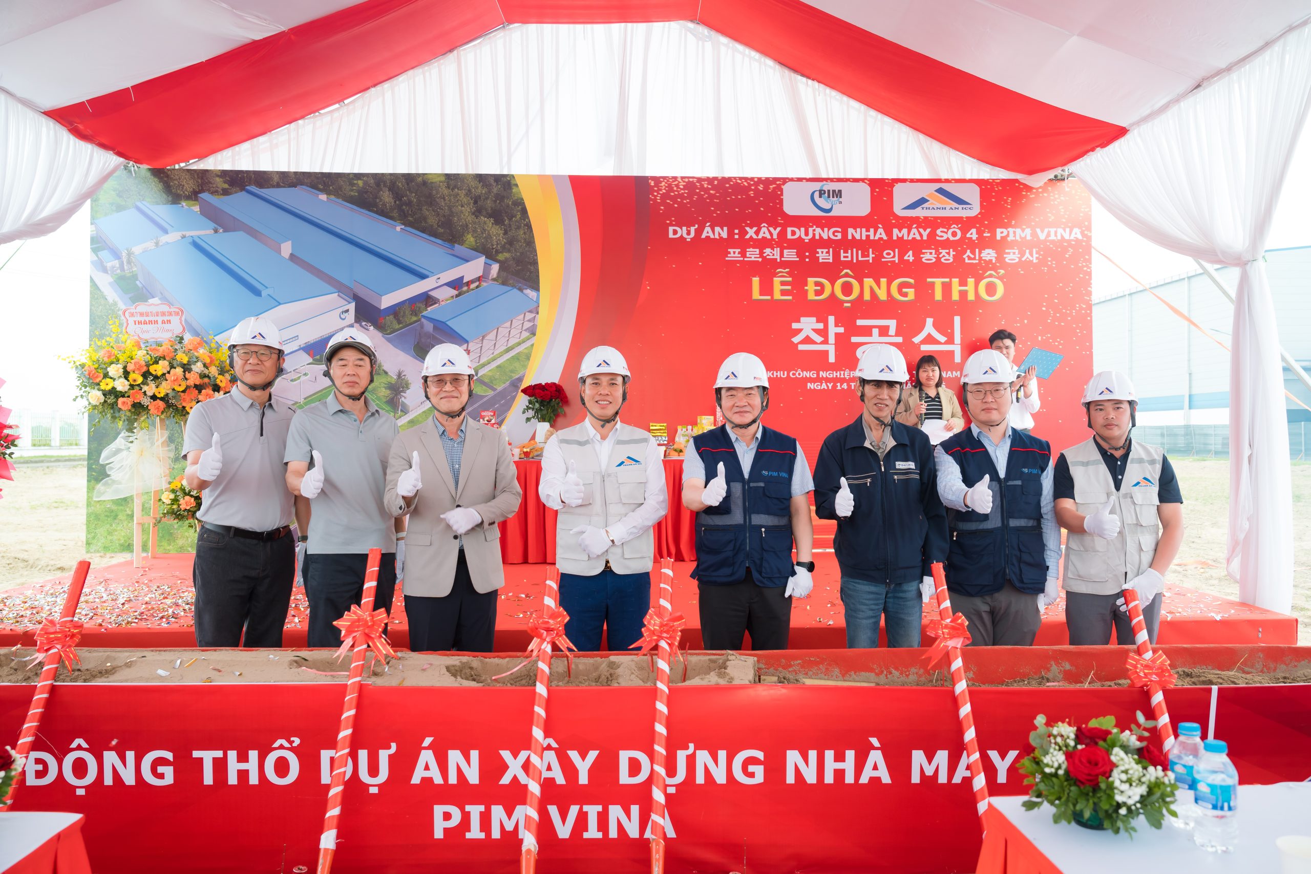 GROUNDBREAKING CEREMONY OF PIM VINA FACTORY